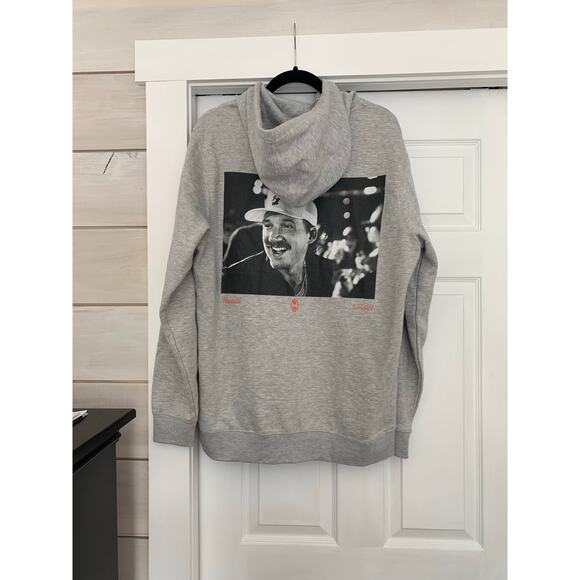 Morgan Wallen official merchandise gray irange sweatshirt hoodie Knoxville UT - Picture 4 of 8